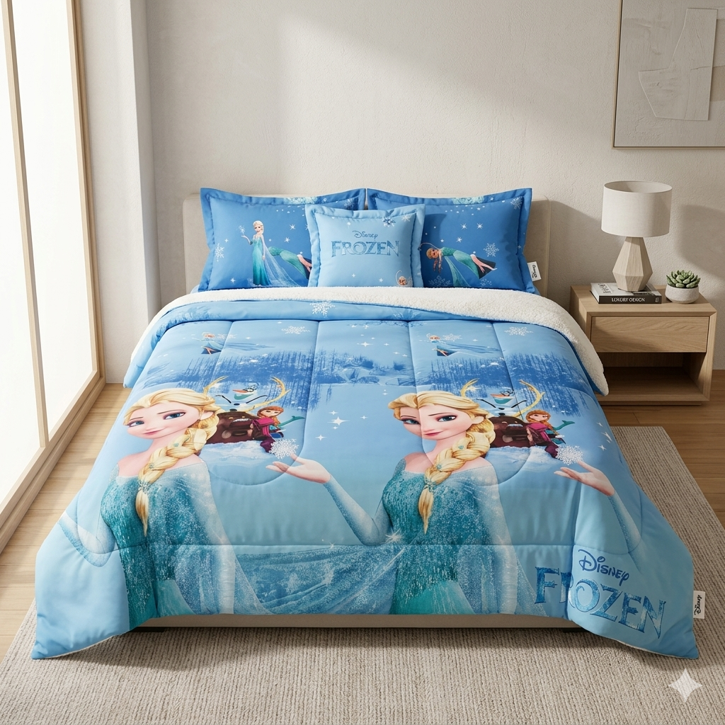 Edredón Infantil Frozen Azul